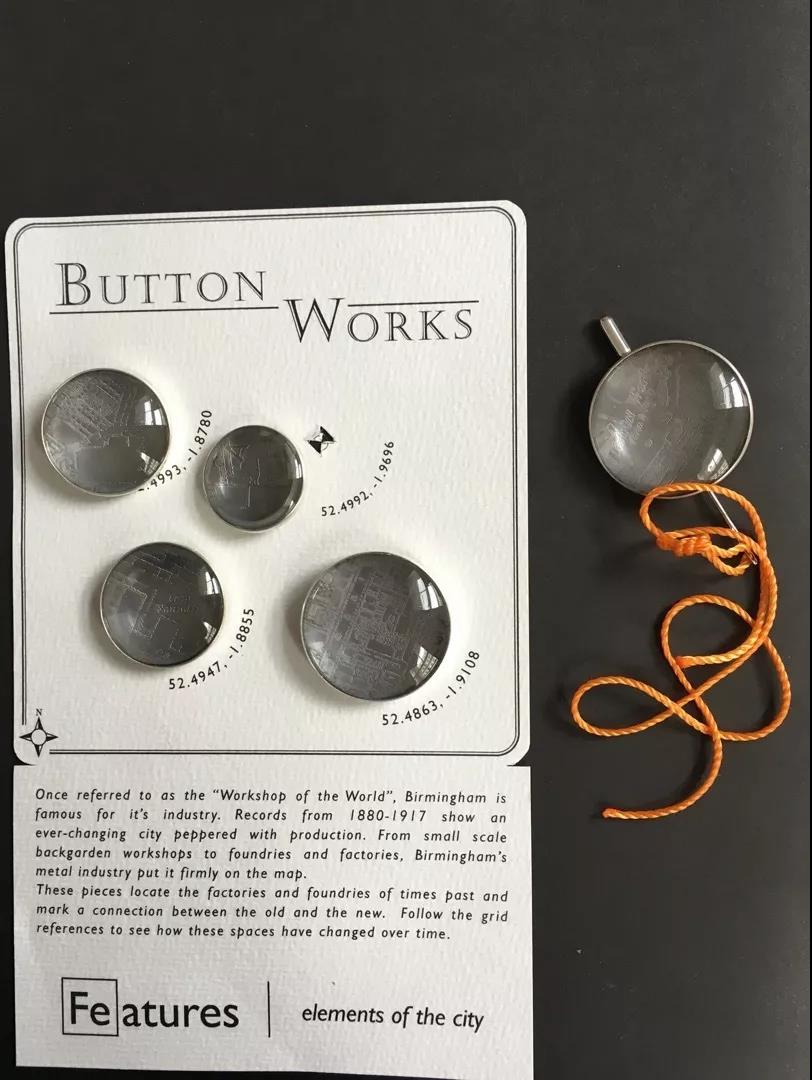 Rebecca Steiner  Features:Elements of the City  紐扣/針